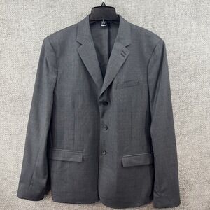 The‎ Kooples France 100% Wool Medium Gray Tailored Fit Gry01 Jacket 52 -42R New!